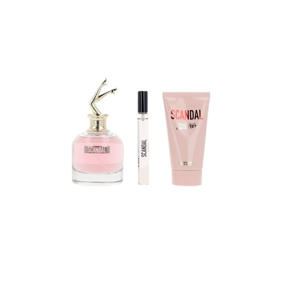 Women's Perfume Set Jean Paul Gaultier SCANDAL 3 Pieces