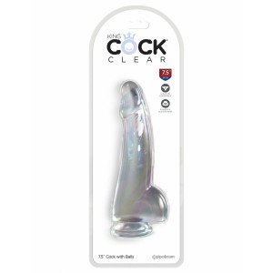 Realistic Dildo Pipedream - King Cock Transparent