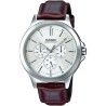 Montre Homme Casio MULTIFUNCTION SILVER, LEATHER (Ø 41,5 mm)