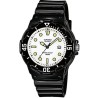 Montre Homme Casio DIVER 100M Blanc Noir (Ø 44,5 mm)