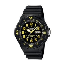 Montre Homme Casio DIVER 100M Jaune Noir (Ø 44,5 mm)
