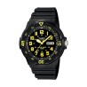 Men's Watch Casio DIVER 100M Yellow Black (Ø 44,5 mm)