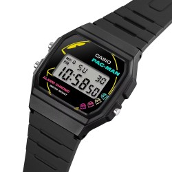 Unisex Watch Casio F-91 - PACMAN Series Limited Edition Black (Ø 35 mm)