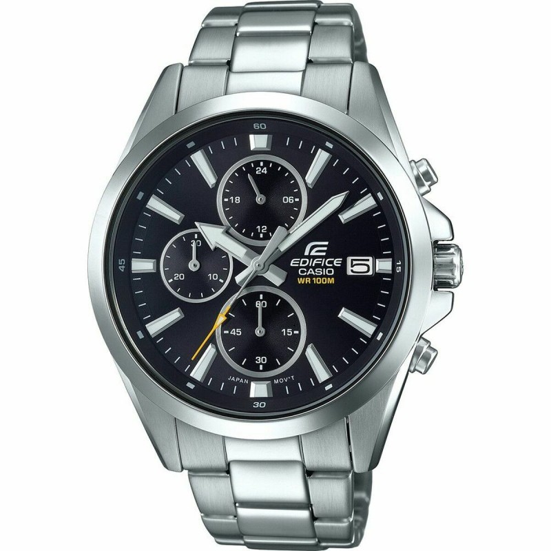 Men's Watch Casio EDIFICE Black Silver