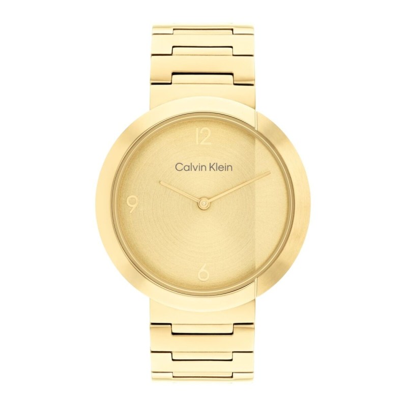 Men's Watch Calvin Klein 25200290 Golden (Ø 30 mm)