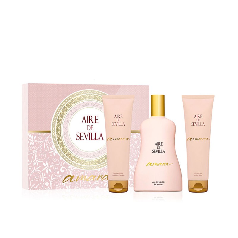 Set de Parfum Femme Aire de Sevilla AMARA 3 Pièces