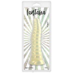 Dildo NS Novelties Fantasia Yellow Ø 5 cm Ø 5,2 cm
