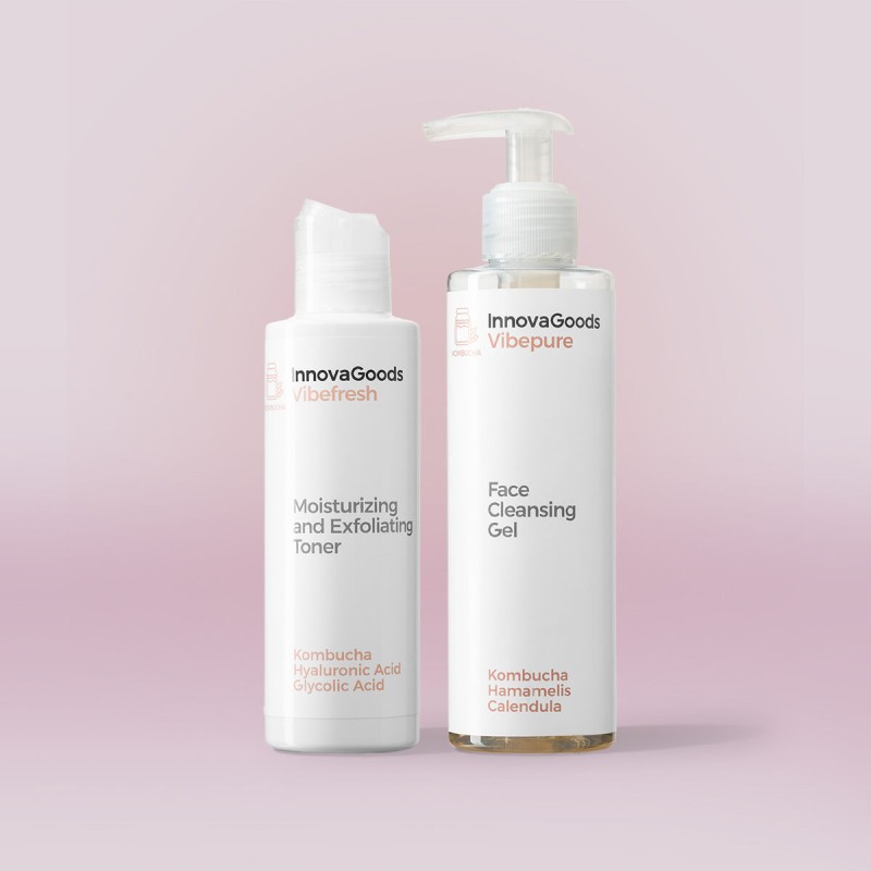 Pack Duo Nettoyage Visage Kombucha InnovaGoods