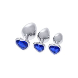 Anal plug S Pleasures Blue...