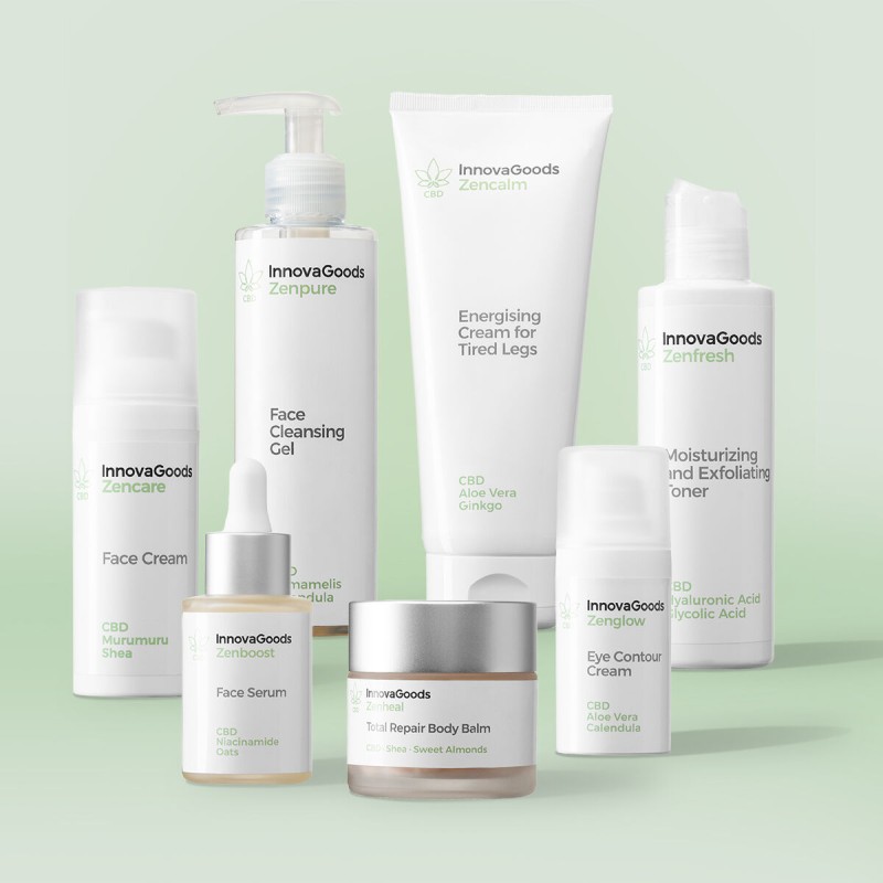 Pack Routine Visage et Corps CBD InnovaGoods