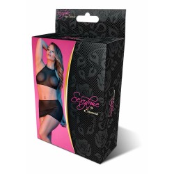Underwear Set Exposed Black...