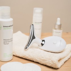 Appareil de Massage Facial Électrique Raffermissant pour Visage et Cou avec LED, EMS et Chaleur Selora InnovaGoods