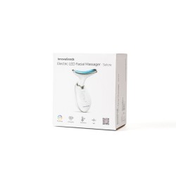 Appareil de Massage Facial Électrique Raffermissant pour Visage et Cou avec LED, EMS et Chaleur Selora InnovaGoods