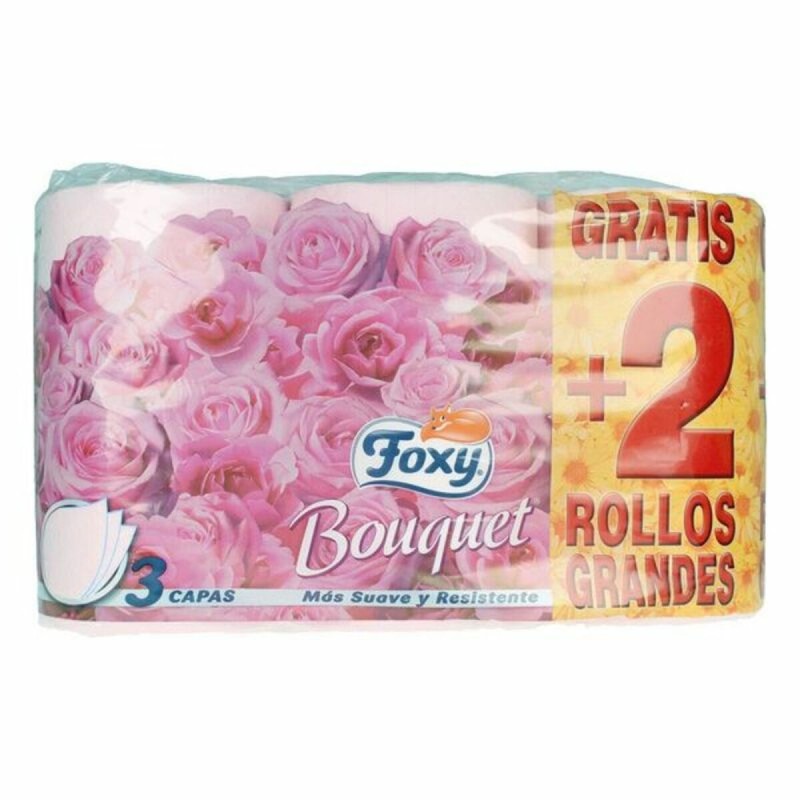 Papier Toilette Foxy Bouquet 3 couches 6 Pièces