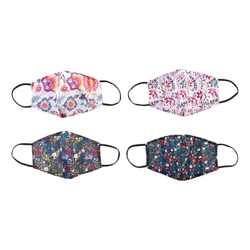 Hygienic Face Mask DKD Home Decor Multicolour 4 Units
