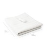 Single Electric Underblanket Krewarm InnovaGoods 60 W 80 x 150 cm White