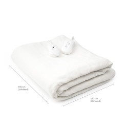 Double Electric Underblanket Blewarm InnovaGoods 60+60 W 140 x 160 cm White (Refurbished A)