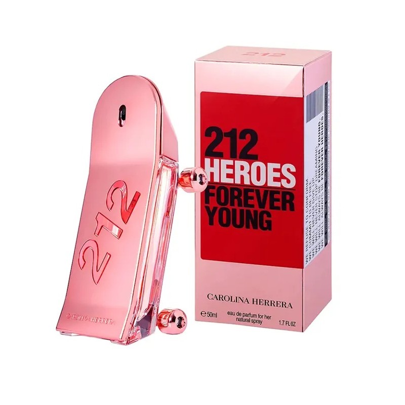 Carolina Herrera 212 Heroes For Her Eau De Parfum Vaporisateur 50ml