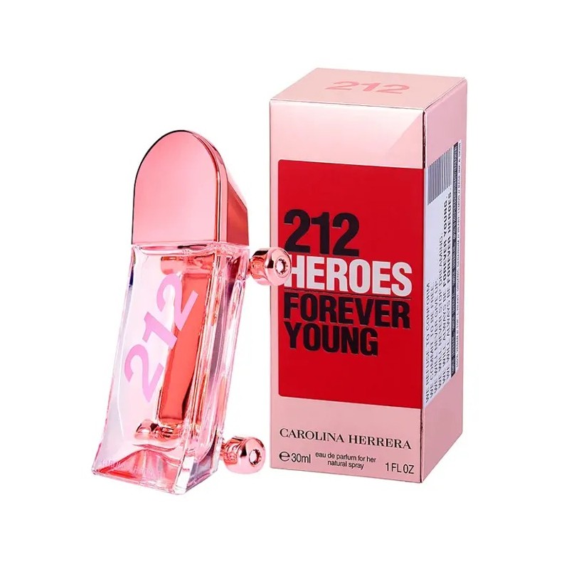Carolina Herrera 212 Heroes For Her Eau De Parfum Vaporisateur 30ml