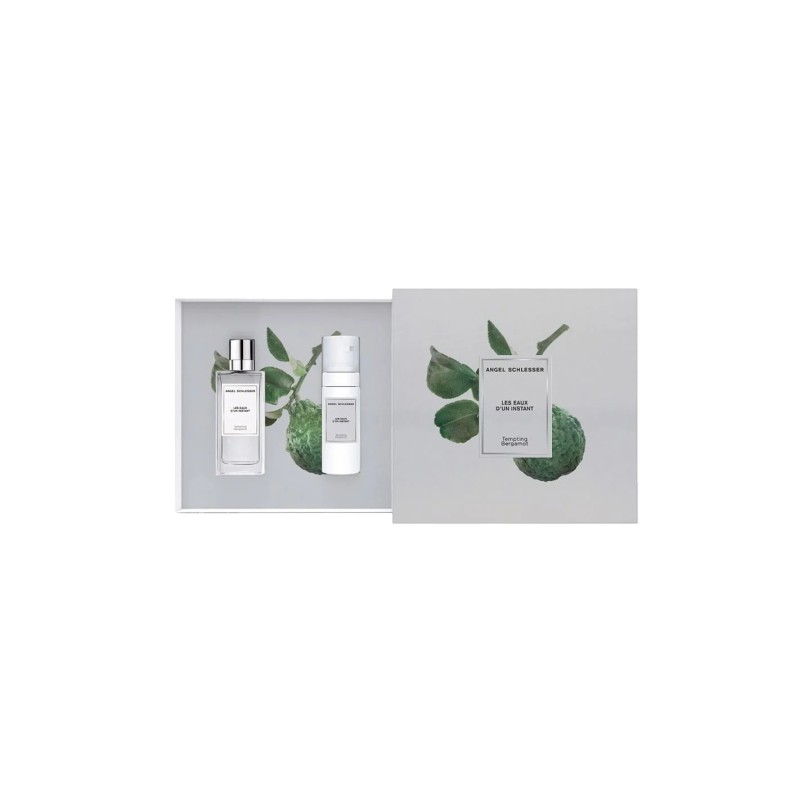 Angel Schlesser Instant Tempting Bergamont Watercolor Coffret Eau De Toilette Spray 100ml Set 2 Pieces
