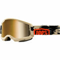 Sunglasses 100 %  Downhill Strata 2 Goggle Kombat Beige One size Motocross