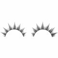 False Eyelashes QVS 10-1384 Black 1 L