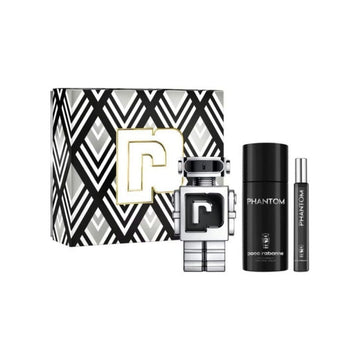 Men's Perfume Set Paco Rabanne Phantom 3 Pieces