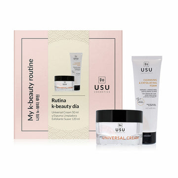 Set de cosmétique unisexe USU Cosmetics My K-Beauty Day Rutine 2 Pièces